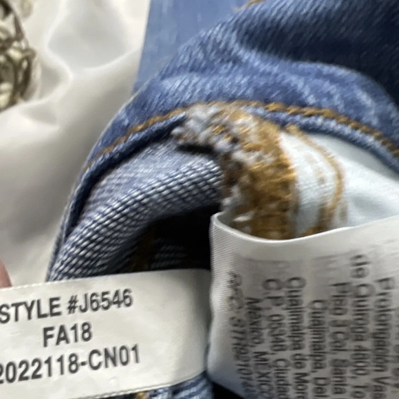 Madewell Jeans 25P 9” Mid Rise Skinny Frankie Wash Torn Knee Edition - Picture 11 of 12